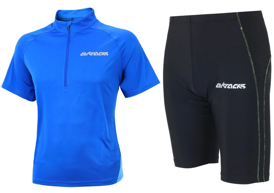 AIRTRACKS Funciones Laufset: Correr Ajustado Corto Neon + Camiseta Running Air - Imagen 1 de 4
