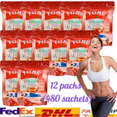 12x FITNE Herbal Infusion Tea Thailand Brand 40 Tea Bags Relax Refresh Natural - Image 1 of 4