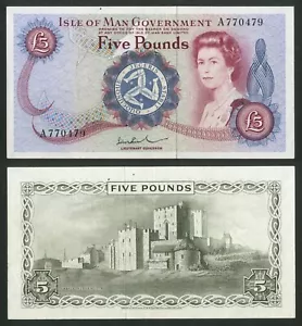 Isle of Man, £5 (1975), A series, Sir John W. Paul, (P 30b), VF - Picture 1 of 1