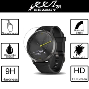 Premium Tempered Glass Screen Protector Saver For Garmin Vivomove HR - Picture 1 of 4