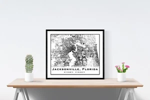 Jacksonville Florida Map - Picture 1 of 5