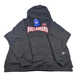 Sudadera con Capucha Reebok Tampa Bay Buccaneers NFL Para Hombre XL Extra Grande Negra Nueva con Etiquetas - Imagen 1 de 20