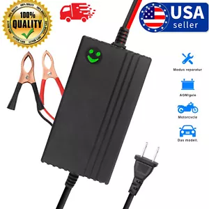 Car Battery Charger Maintainer Auto 12V Trickle Motorcycle Truck RV Boat ATV New - Picture 1 of 12