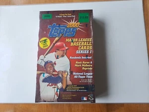 15 Pack Box 2000 Topps Baseball New Factory Sealed 8 Cards Hank Aaron M McGwire - Picture 1 of 8
