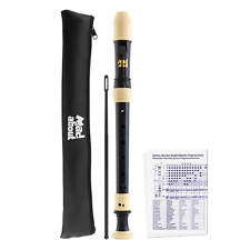 Descant Recorder in Black & Ivory by Mad About - Soprano School Recorder