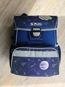 Herlitz Schulranzen Junge Ranzen Astronaut Blau Set 4-tlg. Neu!!! - Bild 1 von 12
