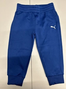 Puma Unisex Kids Navy Jogger Pants - Picture 1 of 7