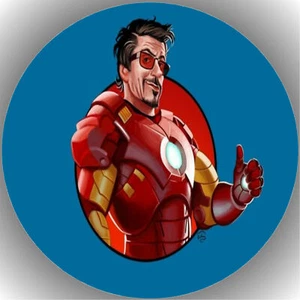 Tortenaufleger Geburtstag  Tortenbild Fondant Oblate  Iron Man  P2 - Bild 1 von 1