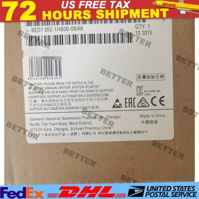 New Siemens 6ED1 052-1HB00-0BA8 6ED1052-1HB00-0BA8 LOGO 24RCE US FREE TAX - Image 1 of 4