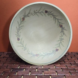 Dekorative Holzschale mit Iod Transfer 11,75" x 4" Taupe, Audrey's Libanon, PA - Bild 1 von 5