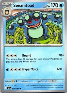 Seismitoad (Poke Ball Pattern) 021/086 Sv: Black Bolt Holo - Picture 1 of 2