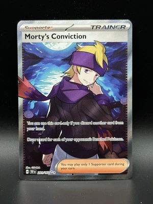 Morty's Conviction 201/162 SV05: Temporal Forces NM - W13 - Image 1 of 2