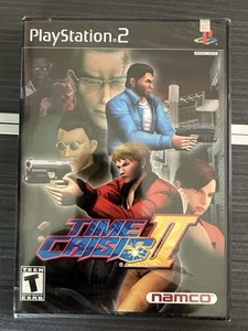 Time Crisis II (Namco) -Sony Playstation 2 PS2 NEW Black Label Sealed W/Hangtags - Picture 1 of 10