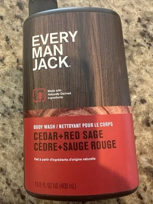 Every Man Jack 2 Pack Cedarwood Hydrating Men's  Body Wash and Shampoo 28.8fl Oz - Image 1 of 2