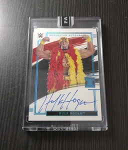 2022 Panini Impeccable WWE HULK HOGAN Superstar Autograph 1/1 Black Box 2025 - Picture 1 of 4