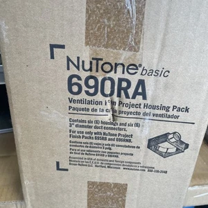 NuTone 690RA Exhaust Fan Housing Pack For 695RB & 696RNB - Box of 6 (sb) - Picture 1 of 3