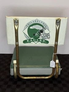 Vintage 1993 Philadelphia Eagles NFL Schaumstoff gepolsterter klappbarer Football Stadionsitz - Bild 1 von 4