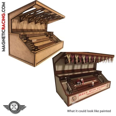 Tribuna cubierta (escala 1:32 de MagneticRacing para pistas de coches de ranura - Imagen 1 de 4