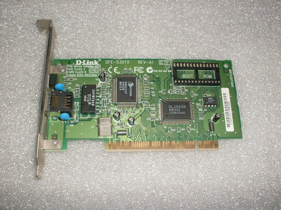 SCHEDA RETE D-LINK DFE-530-TX Rev-A1 PCI ETHERNET 10/100 MBS - Immagine 1 di 1