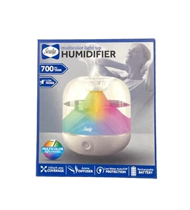 Sealy Multicolor Light Up Humidifier Aroma Diffuser Quiet Operation 7 Colors - Picture 1 of 3