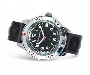 Vostok komandirskie mechanical manual winding wrist watch 43184B - Foto 1 di 5