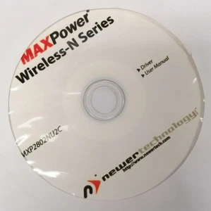 MAXPower Wireless-N Series MXP2802NU2C Driver And Manual CD - Picture 1 of 1