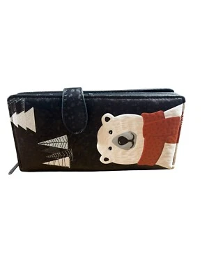 Shagwear True North Polar Bear Canadá Invierno Bosque Vegano Cuero Marrón Nuevo Foto 1 de 4