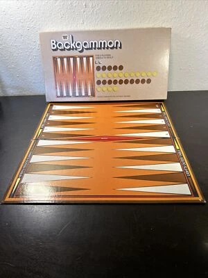 VINTAGE Backgammon Classic Board Game Whitman 1973 Complete - Image 1 of 4