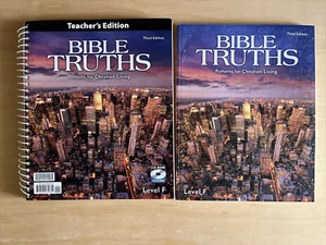 BIBLE TRUTHS F teacher guide w/cd BJU BOB JONES workbook/teacher homeschooling - Picture 1 of 6