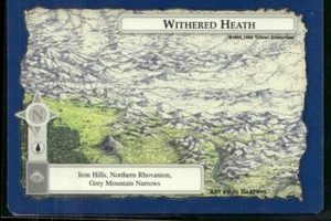 1995 Lord of the Rings Middle Earth CCG Blue Border - Withered Heath - Picture 1 of 2