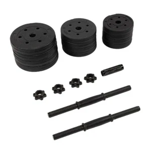 20Kg Dumbbell Set Home Gym Fitness Exercise Weights Bar Plate - Picture 1 of 3