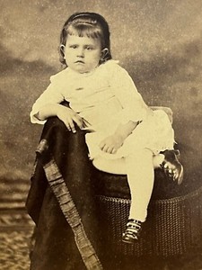 Troy New York Vintage Cabinet Photo Alice Fuller ID'd Pretty Young Girl 1880