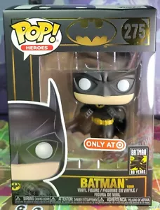Funko Pop! Batman 1989 reforzado #275 DC Super Heroes 80 años exclusivo de objetivo - Imagen 1 de 6