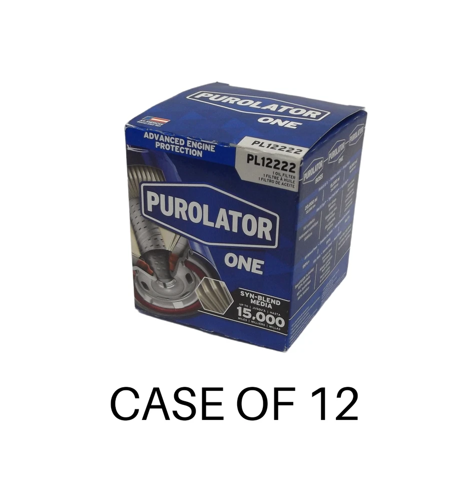 Estuche de 12 filtros de aceite de motor giratorios Purolator PL12222 Foto 1 de 1
