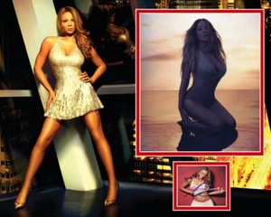 MARIAH CAREY SIGNED SEXY PHOTO MOUNT (1) ALSO ACOA CERTIFIED - Foto 1 di 3