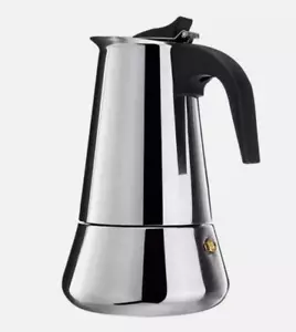 1 Cup Espresso Maker Cup Stove Top Coffee Percolator Moka Pot Stainless Steel - Picture 1 of 11