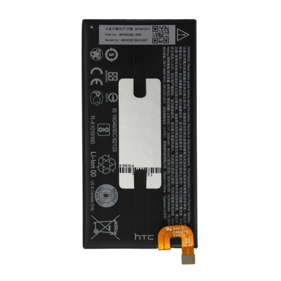 BATTERIE DE REMPLACEMENT NEUVE HTC B2PYB100 35H00265 POUR  HTC 10 EVO - Photo 1/1
