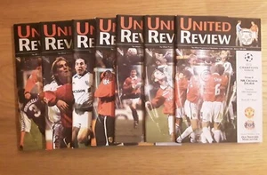 M'chester Utd 1999/00 Home Champions League Grupo y 1/4 partidos finales del menú - Imagen 1 de 8