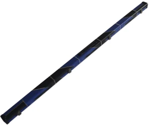 Handgefertigt 1 Stück Slimline blau/schwarz Patchwork Snooker Queue Etui mit Einzelfach - Bild 1 von 4