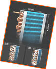 1Pcs Evaporator Condenser Refrigeration Small Copper Tube Radiator 170*70*185MM