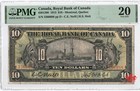 1913 The Royal Bank Of Canada 10$ 3366088 - PMG VF20 -