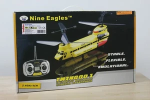 HELICOPTER NINE EAGLES TWINGOO 1 RTF 2.4GHz 4CH YELLOW NE2506 RADIOCOMMANDÉ - Imagen 1 de 5