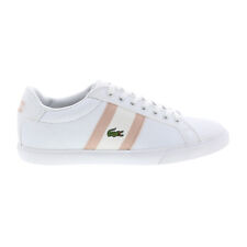 Lacoste Grad Vulc 120 1 P Womens White Leather Lifestyle Sneakers Shoes