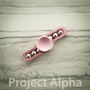 Giro calmante de mano rosa 2 barras bi calmante giroscopio calmante juguete de escritorio EDC enfoque TDAH - Imagen 1 de 3