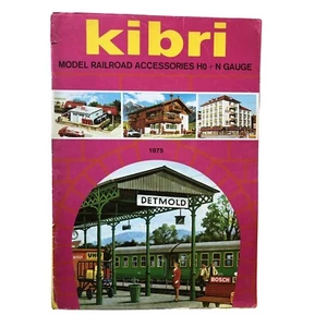 Kibri Model Railroad Accessories H0+N Gauge Catalog 1975 - Picture 1 of 9