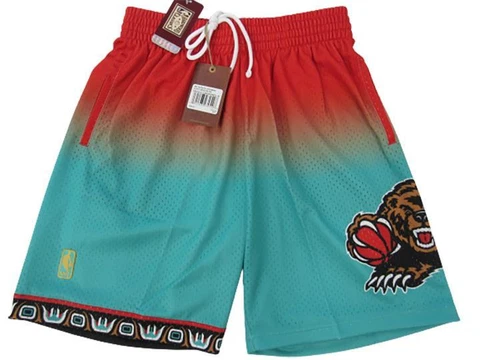 1996 Memphis Grizzlies Mens Sizes Mitchell & Ness Fadeaway Swingman Shorts $85 Cover