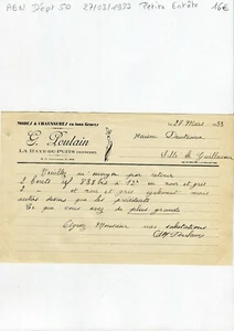 Dépt 50 - La Haye du Puits - Petite Entête Secteur de la Mode du 27/03/1933 - Picture 1 of 1