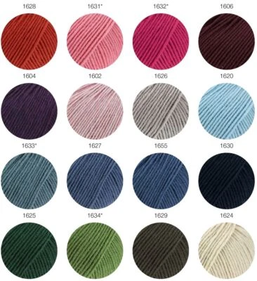 Lana Grossa COOL WOOL BIG Melange 50 g extrafeine Merinowolle Farbauswahl - Bild 1 von 2