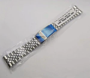 NEW SEIKO JUBILEE SS BRACELET 22mm 6309 7002 7S26 7548 DIVE WATCH FOLDED TYPE A - Picture 1 of 8