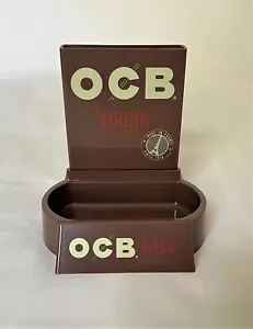 Nuovo OCB Virgin carta sigarette non sbiancata pubblicità penny & pen contatore tazza - Foto 1 di 2